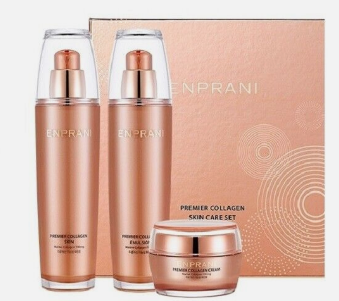 Enprani Premier Collagen 3pcs Skin Care Special Set Elastic Anti Aging Wrinkle